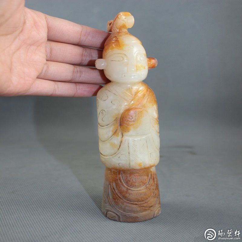 新疆 和田玉 原石 沁色自然 玉佩 如何鉴别沁色和田玉料子？-琢艺轩和田玉移动版