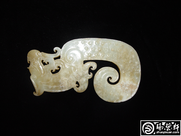 低価格の 砡 唐物 中国 時代物 戰國玉龍珮（史前龙形玉器的文化历史 古玉 その他