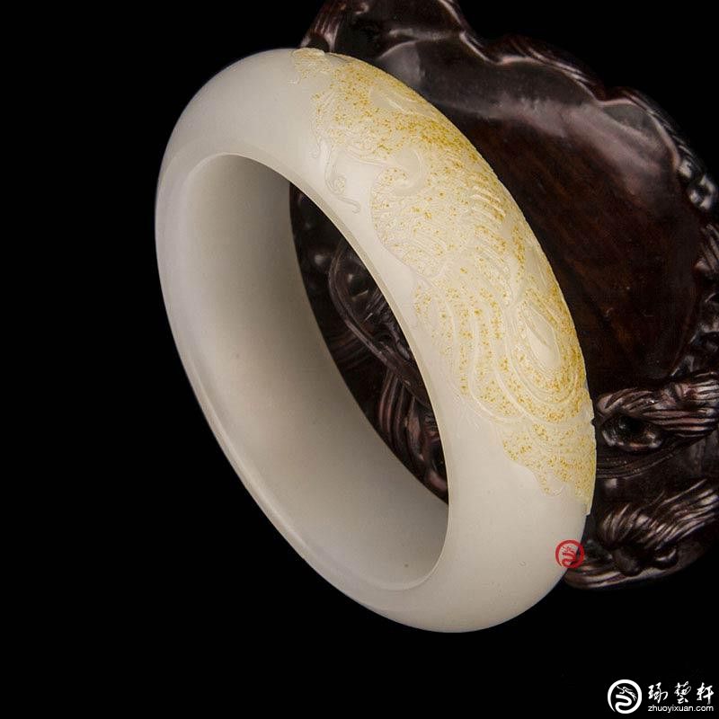 和田白玉 寿老人 唐物 清朝 羊脂玉 羊脂白玉手镯多少钱一只?-琢艺轩和田玉移动版