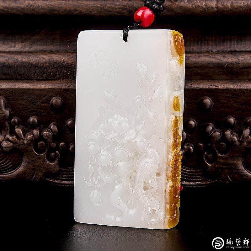 和田玉 羊脂玉 ネックレス 和田白玉 羊脂白玉