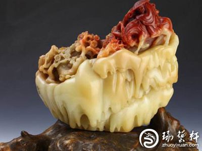 【雲嶋】中国古玩　古寿山田黄石彫　古和田羊脂玉　鏤空彫五子登科牌 中国美術 唐物 清朝期 書道具 文具 案頭　 古玩寿山石雕价格报价行情- 京东