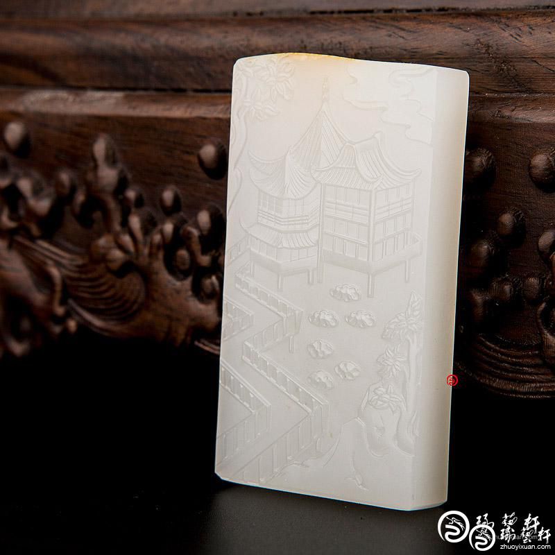 和田白玉 清時代 髮饰 天然石 白玉 和田玉戴久了发黄该如何处理？-琢艺轩和田玉移动版